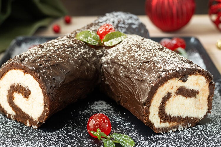 Tronchetto di Natale senza cottura
