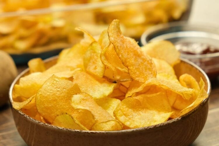 chips di patatine fritte super croccanti