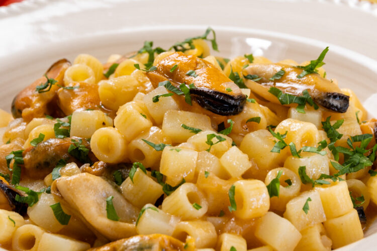 pasta patate e cozze