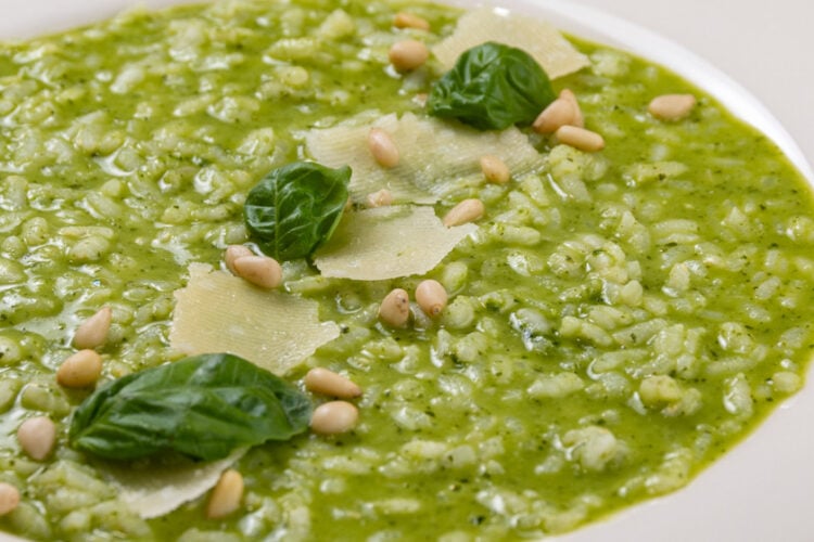 risotto al pesto