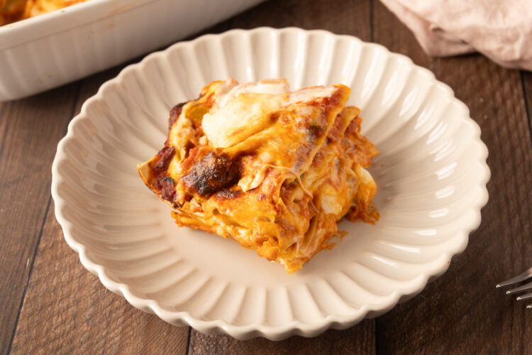 Lasagne con ragù di verdure