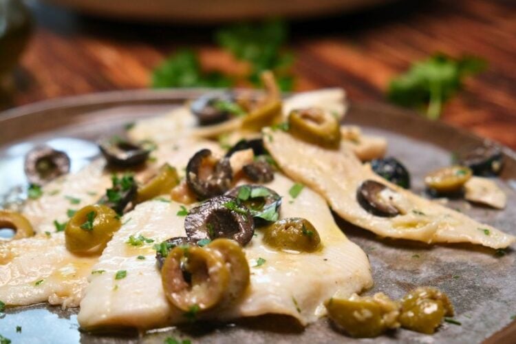 Filetti di pesce alle olive