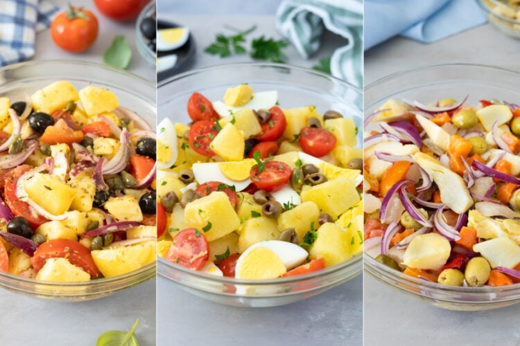 3 insalate di patate