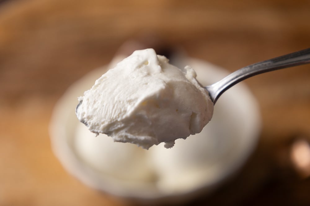 gelato alla vaniglia