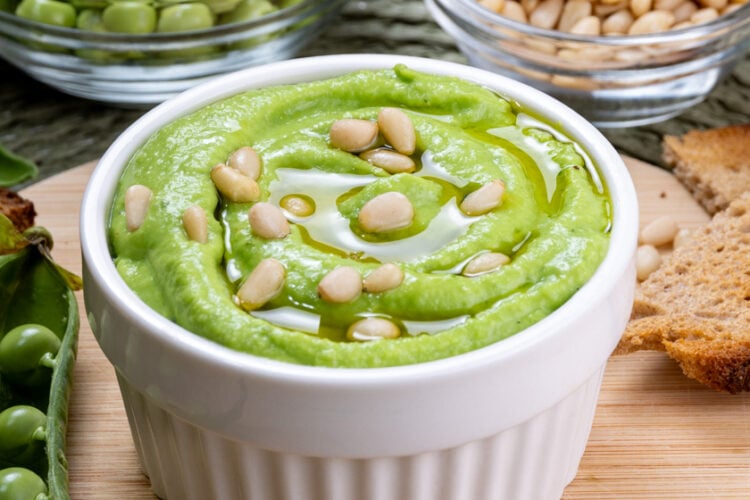 hummus di piselli