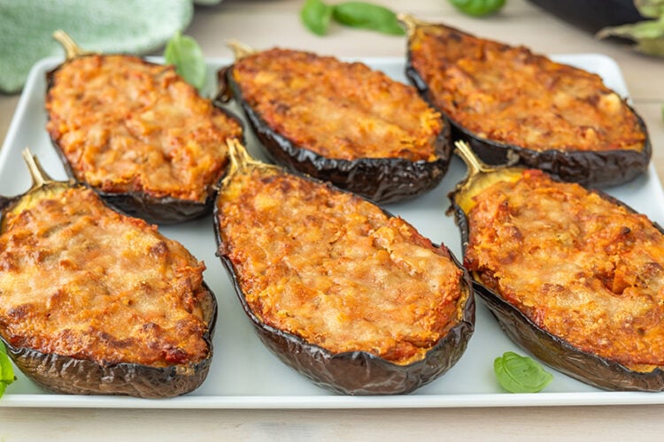 Melanzane ripiene alla parmigiana
