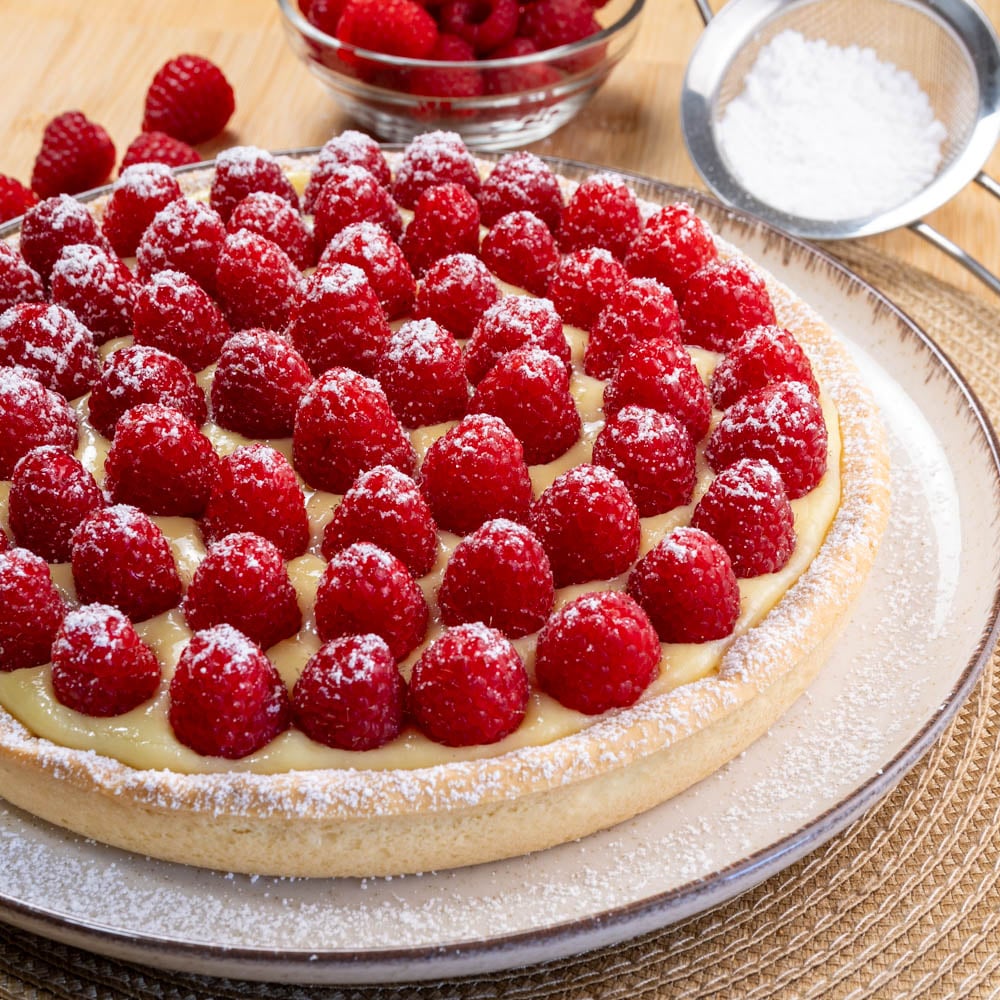 crostata ai lamponi
