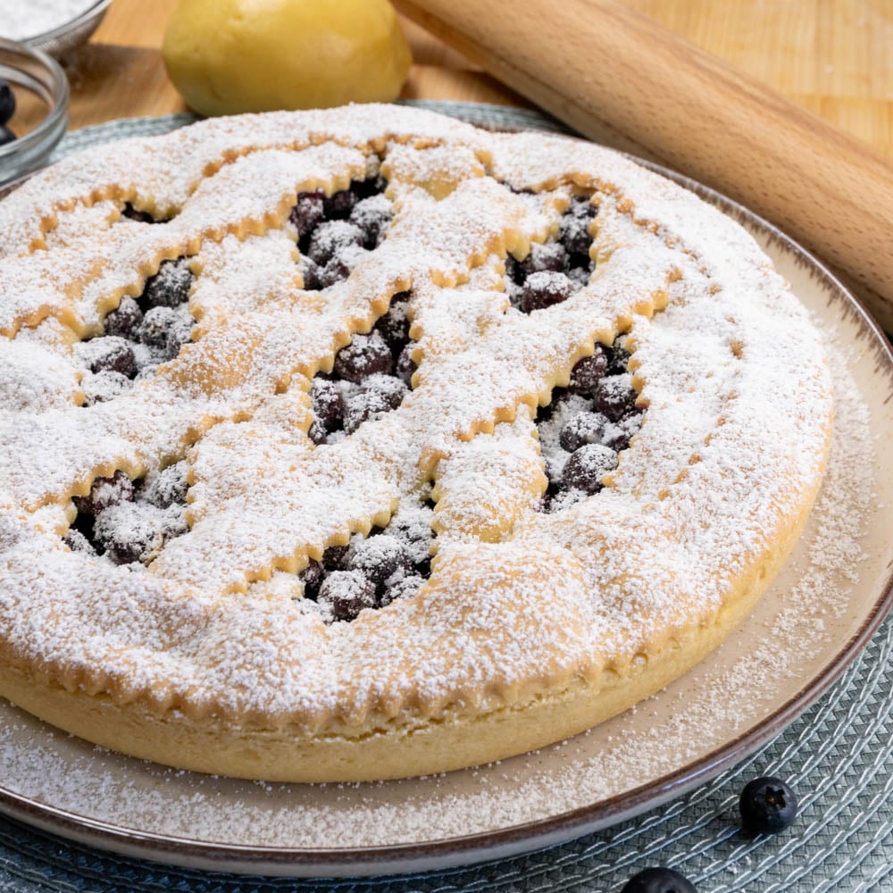 crostata ai mirtilli