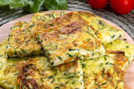 Frittata di zucchine in friggitrice ad aria