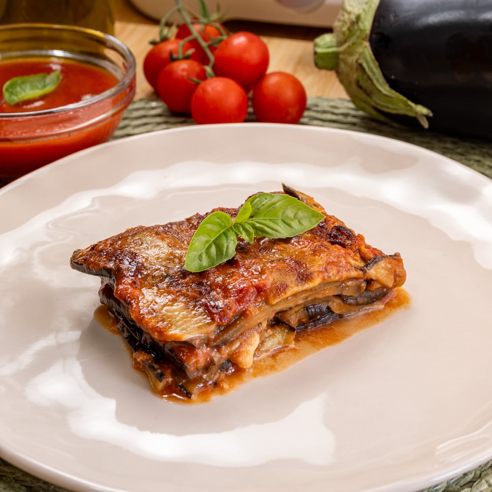 parmigiana di melanzane in friggitrice ad aria