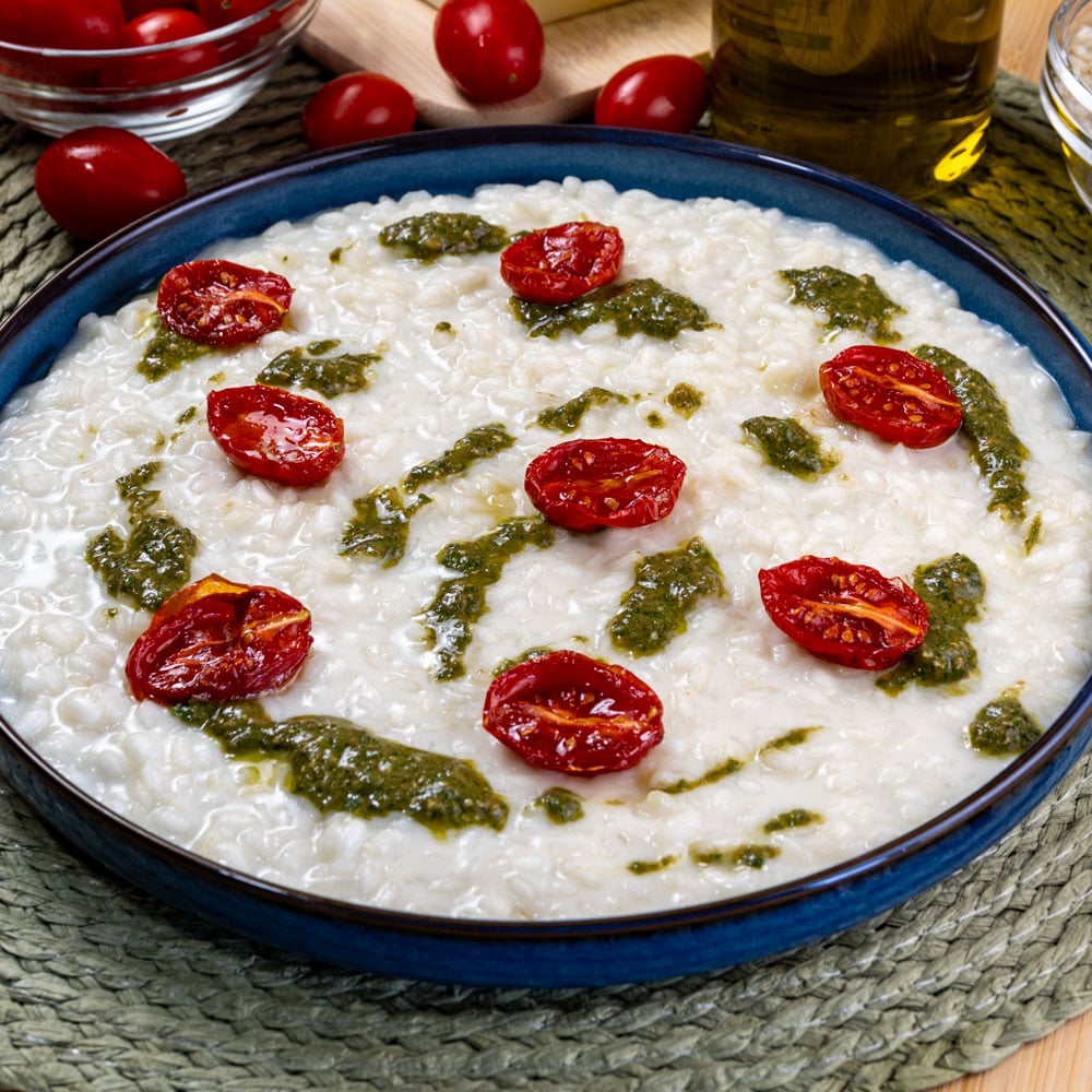 risotto alla caprese