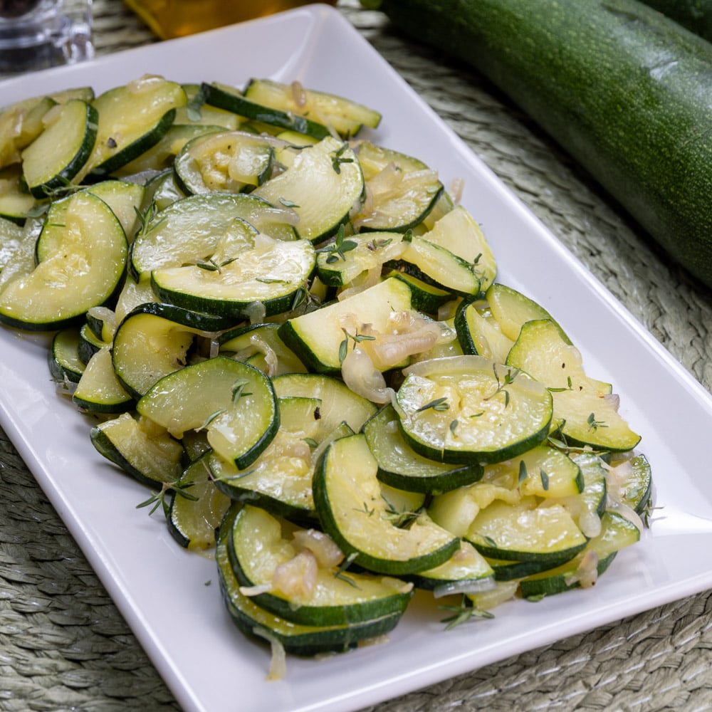 zucchine in padella