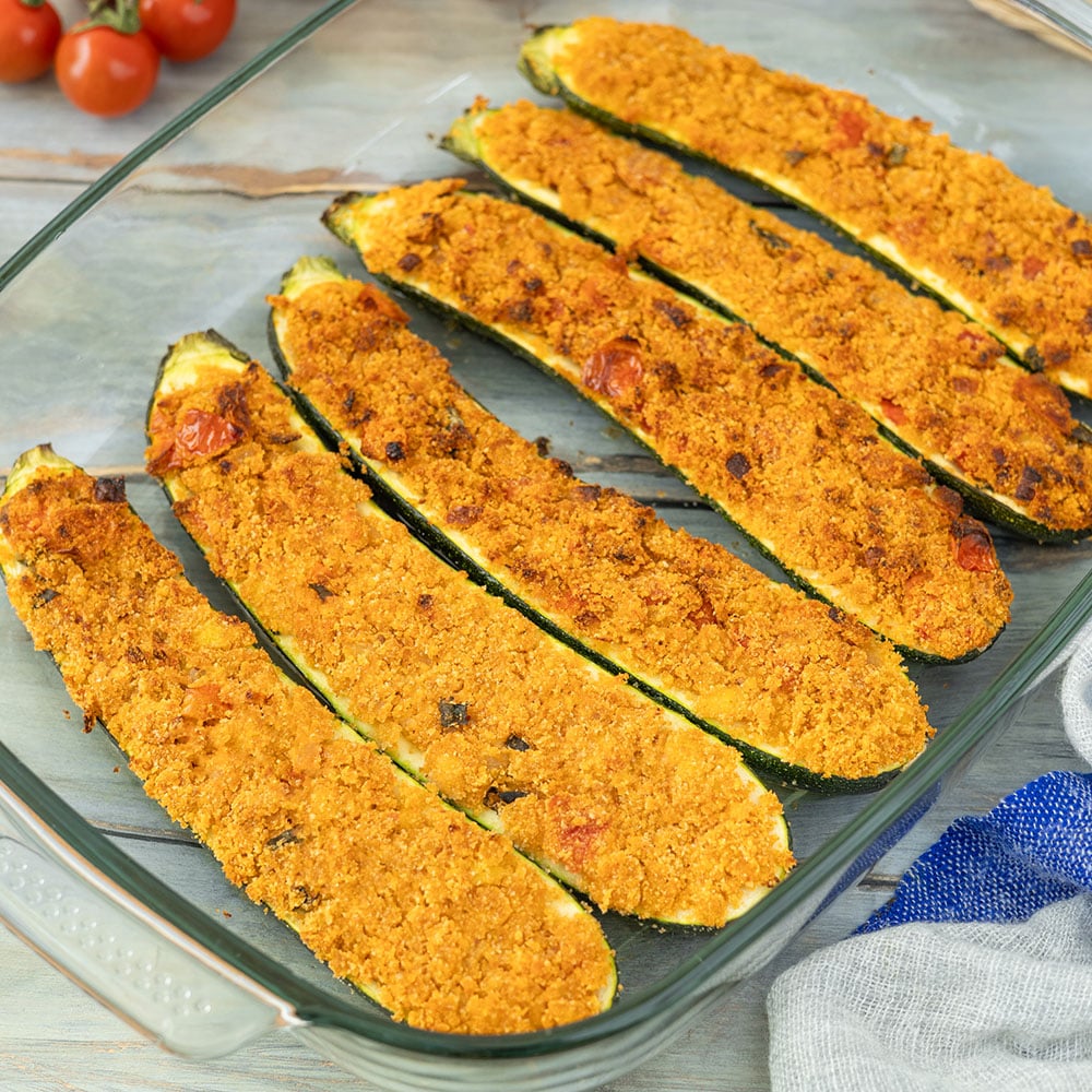 zucchine ripiene vegetariane