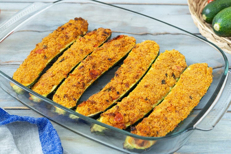 zucchine ripiene vegetariane