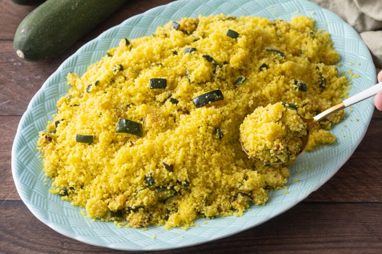 Cous cous zafferano e zucchine