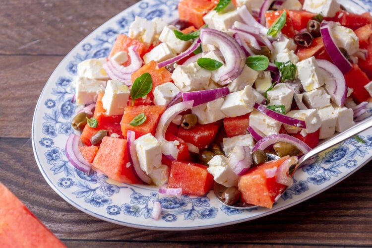 Insalata anguria e feta