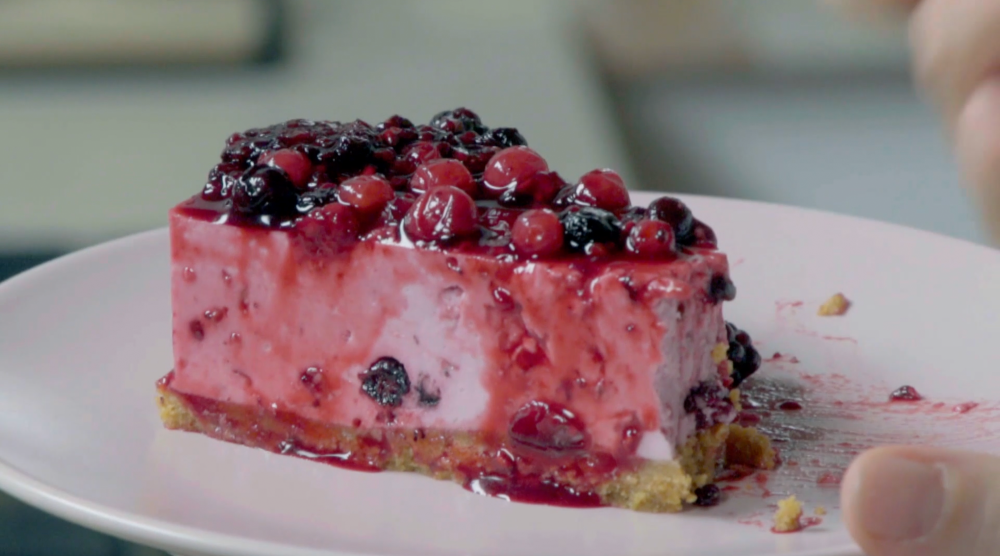 cheesecake ai frutti di bosco