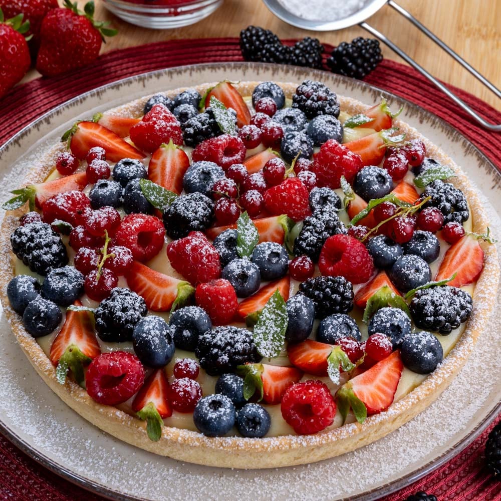 crostata ai frutti di bosco