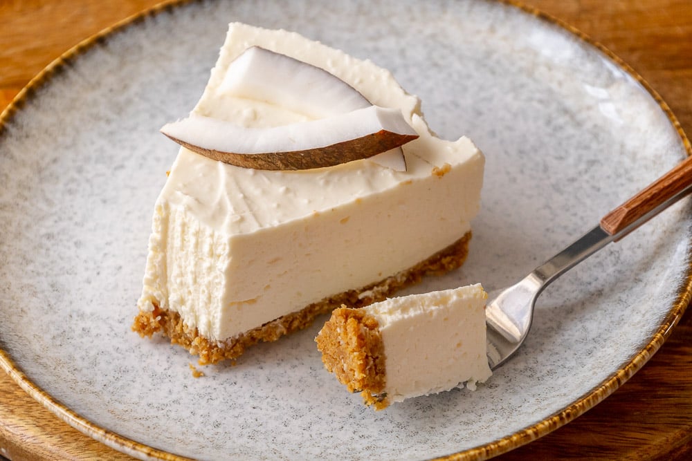 cheesecake al cocco