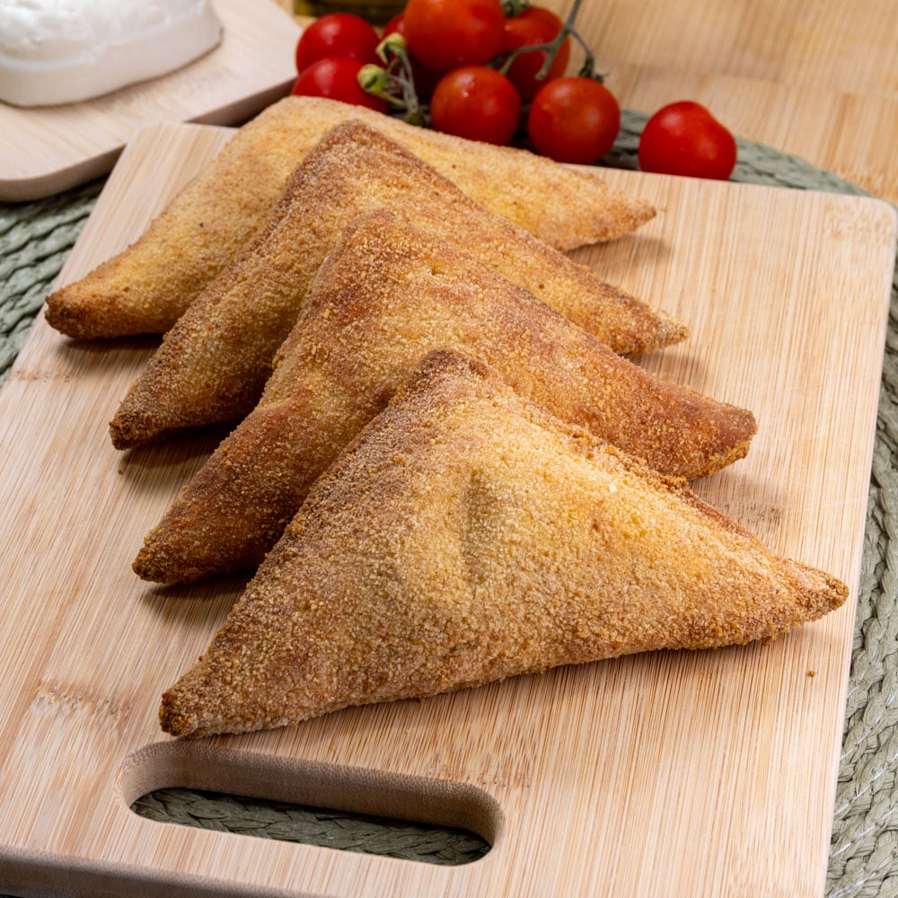 mozzarella in carrozza in friggitrice ad aria