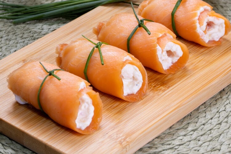 Involtini di salmone