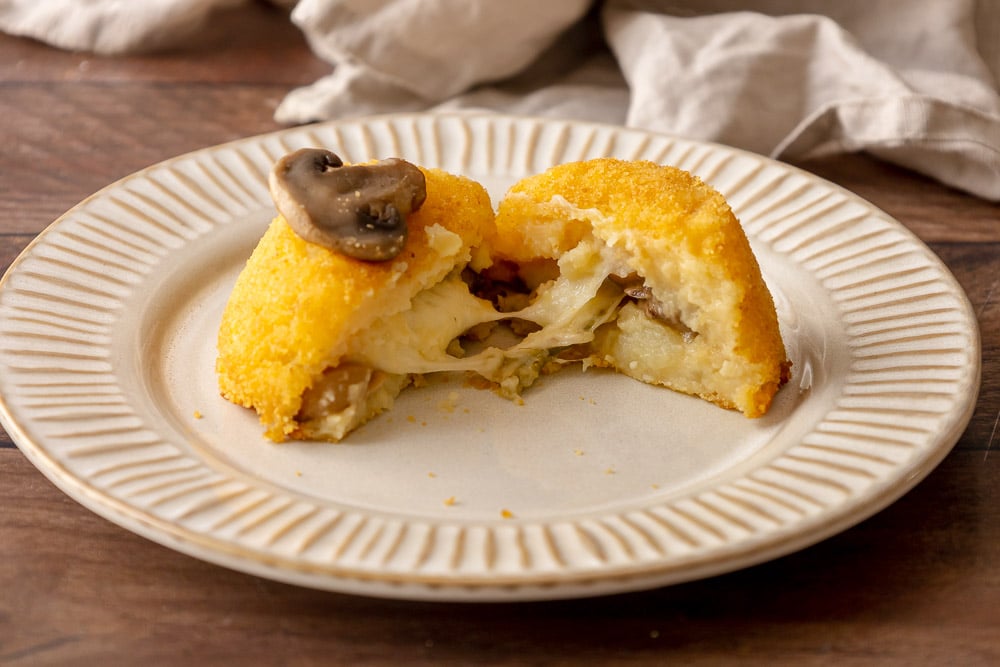 tortino di patate e funghi