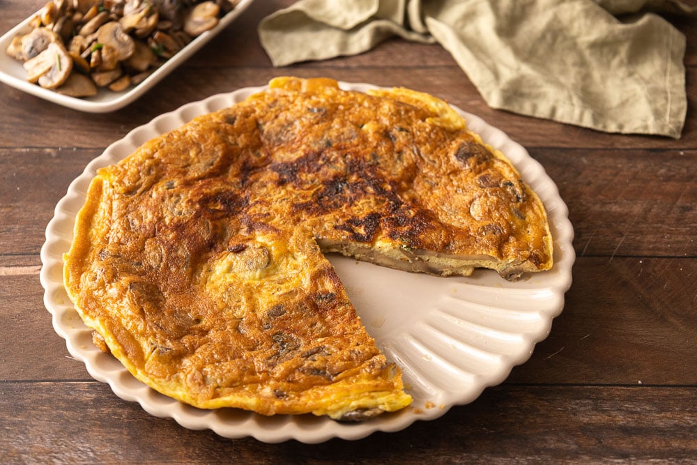 frittata di funghi