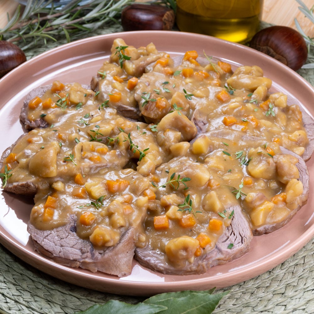 arrosto con castagne