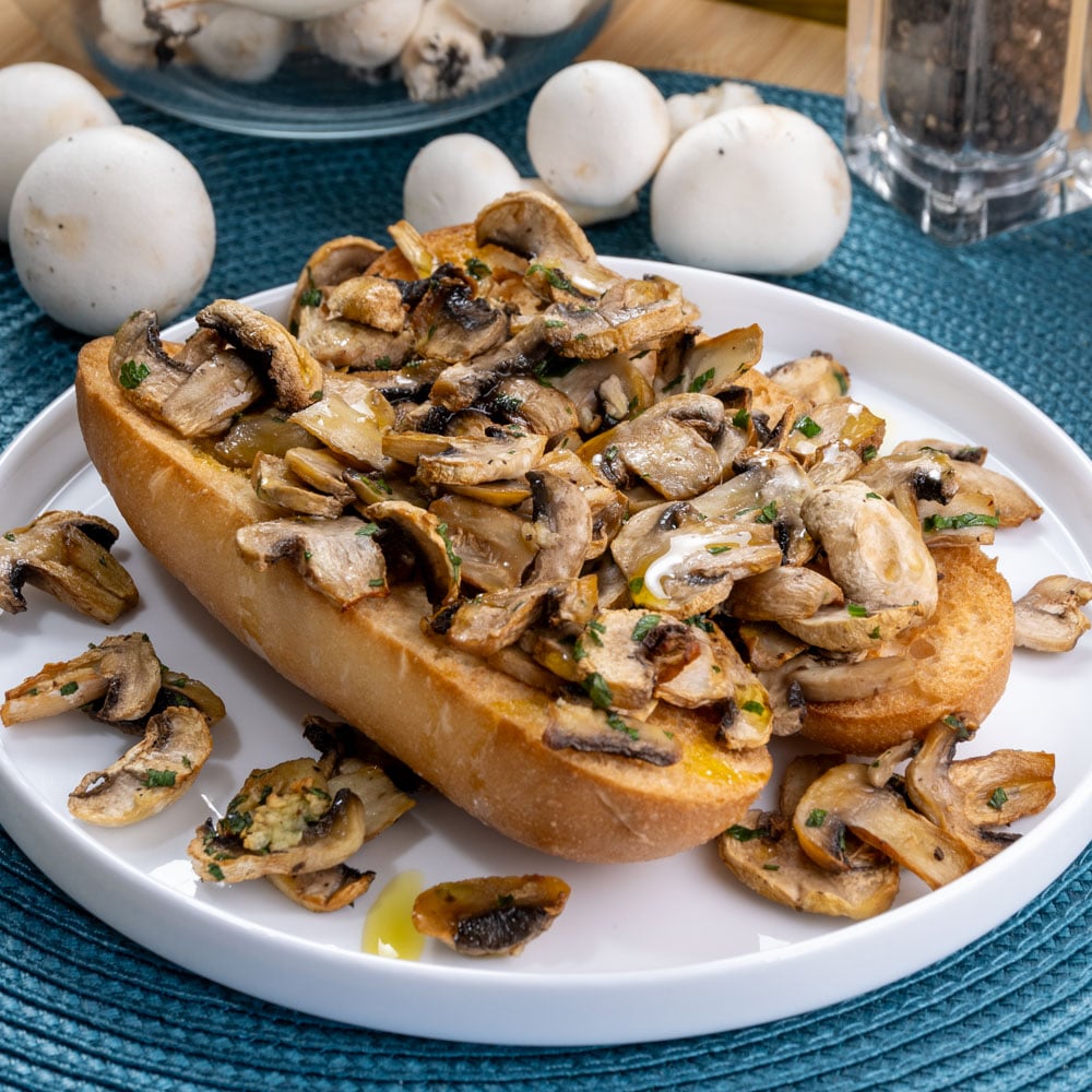 funghi in friggitrice ad aria