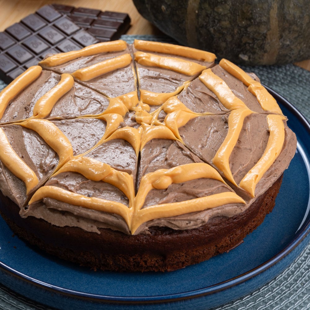 torta al cioccolato e zucca