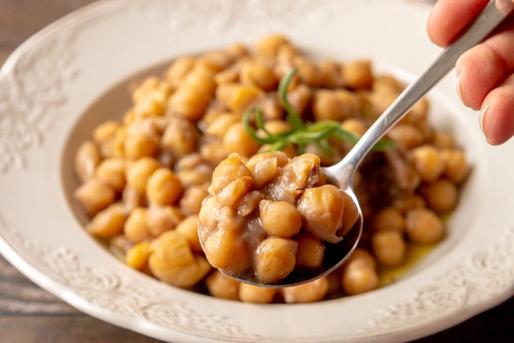 zuppa ceci e castagne