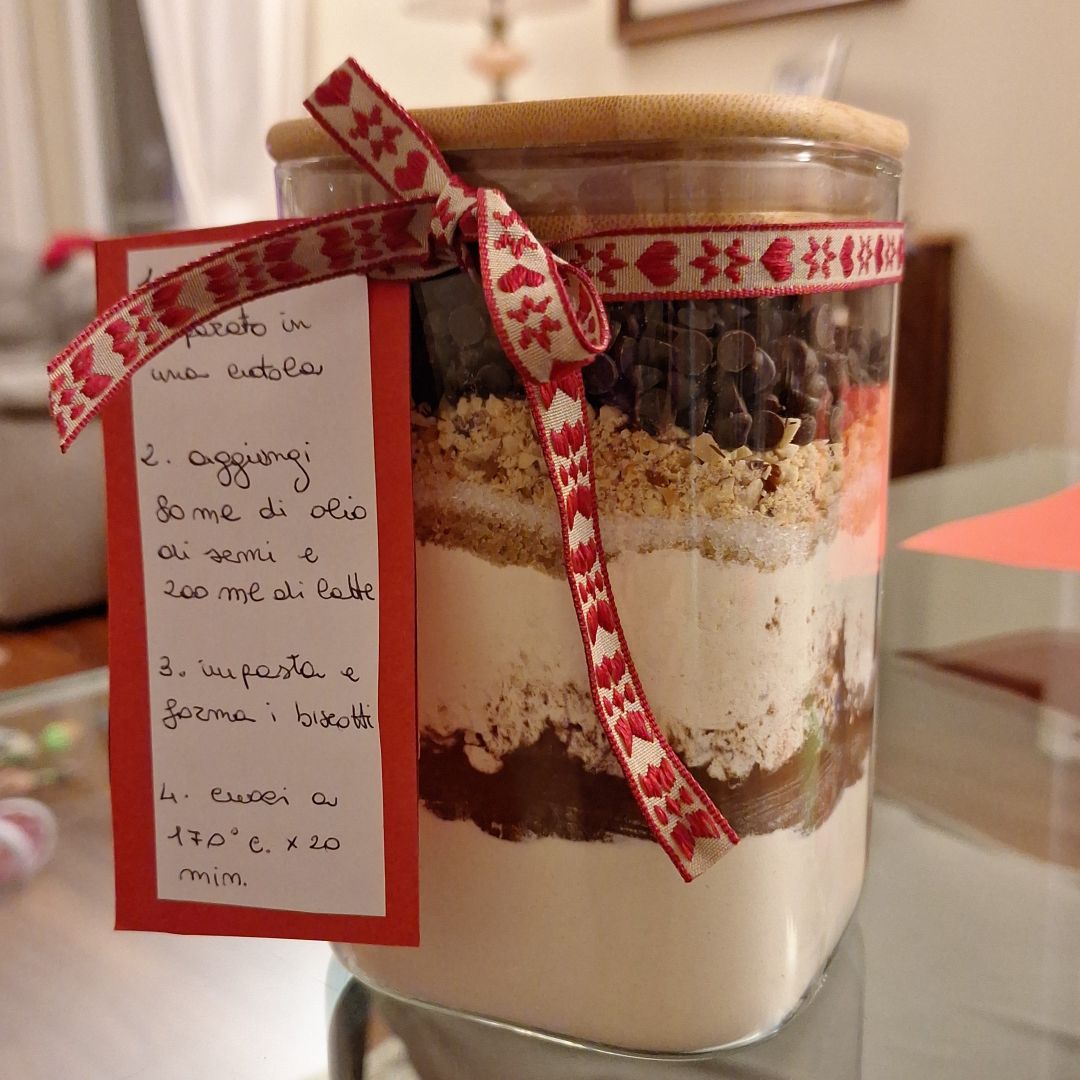 GRAVURZEILE Barattolo Per Biscotti Leonardo Con Incisione "Dopo Il Biscotti è Davanti Al Biscotti" - Coperchio Ermetico, Vetro 1,5L, Regalo Personalizzato