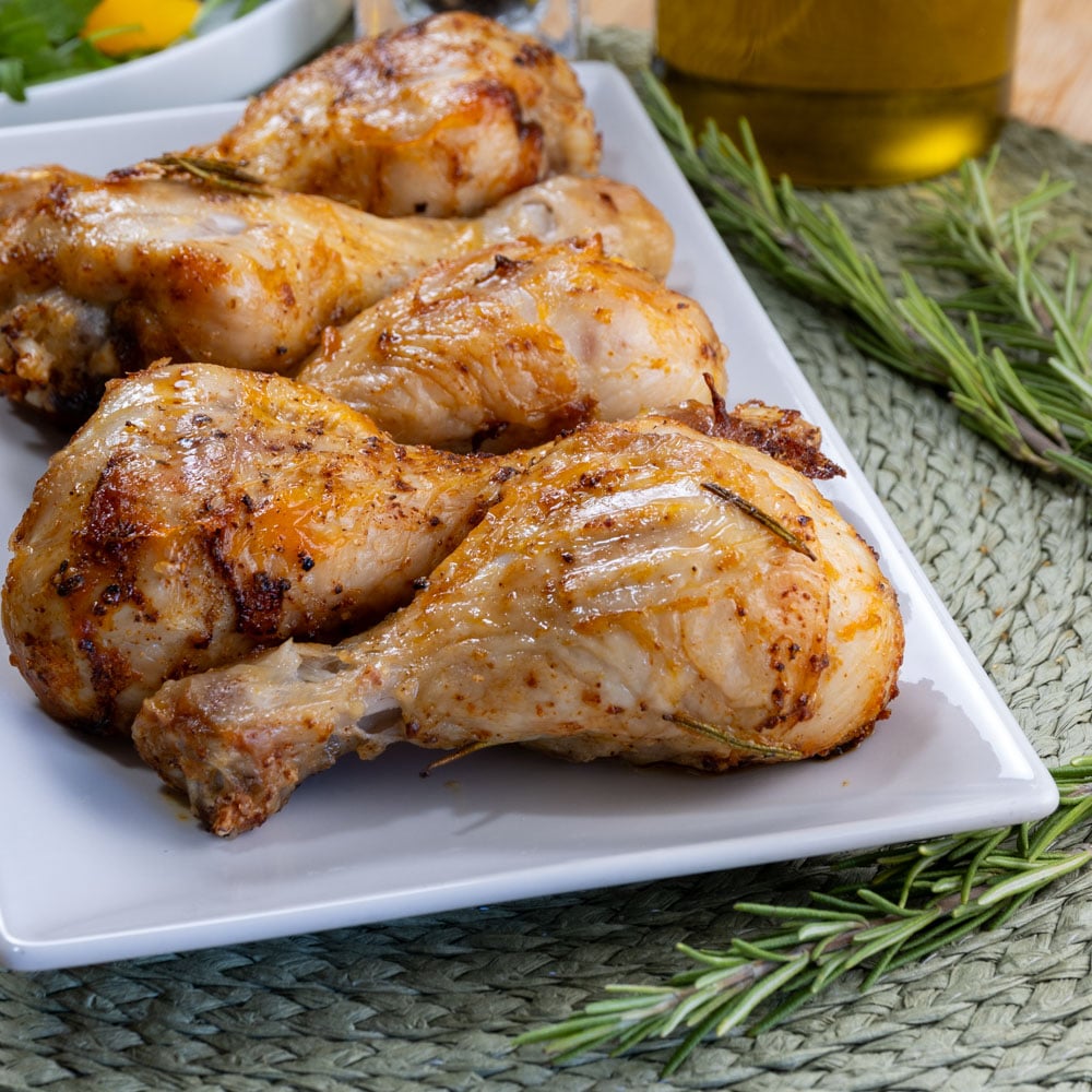 cosce di pollo in friggitrice ad aria