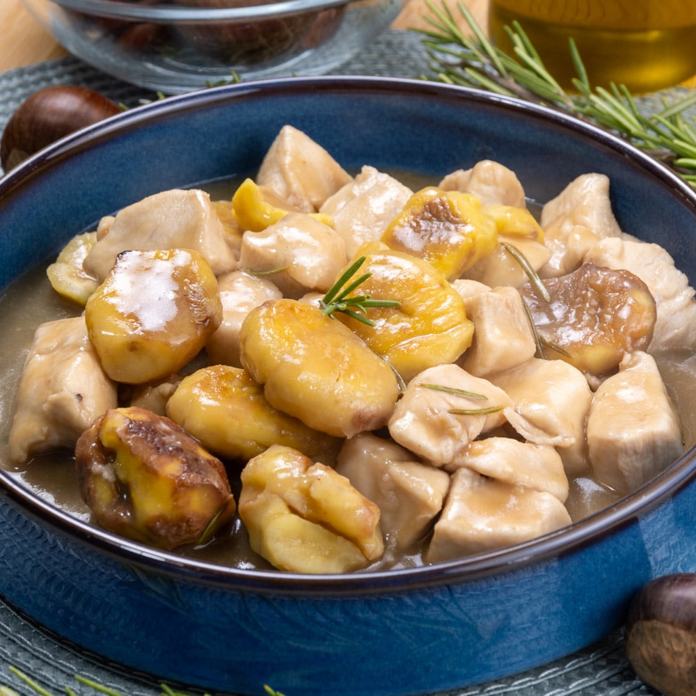 pollo alle castagne