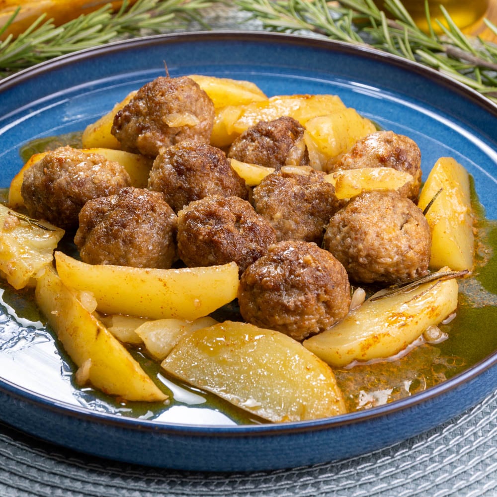 polpette al forno con patate