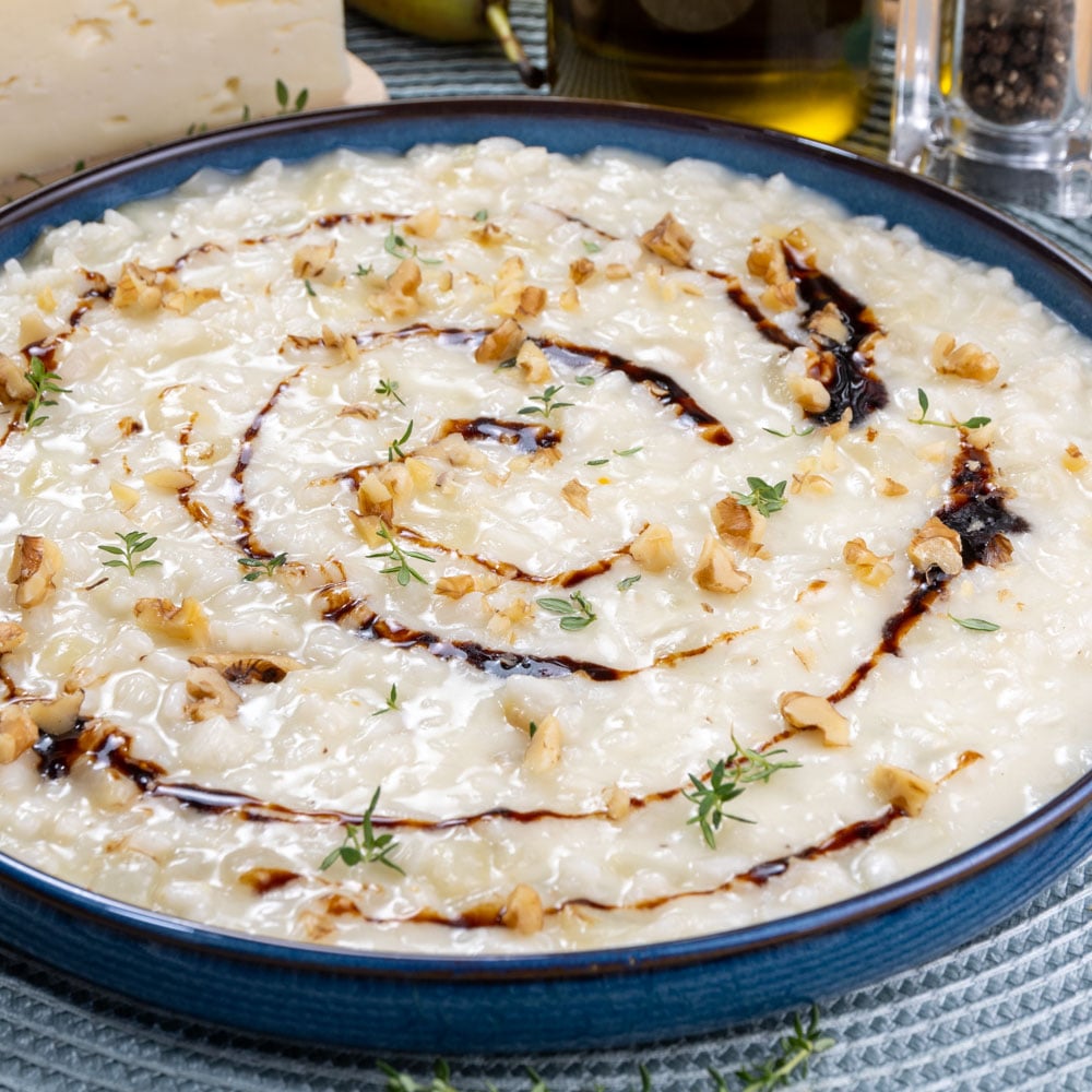 risotto pere e taleggio