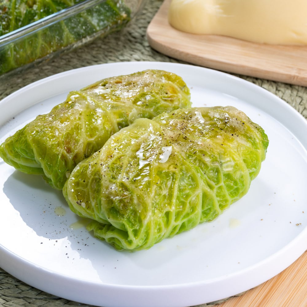 involtini di verza vegetariani