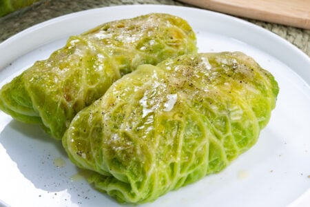 Involtini di verza vegetariani