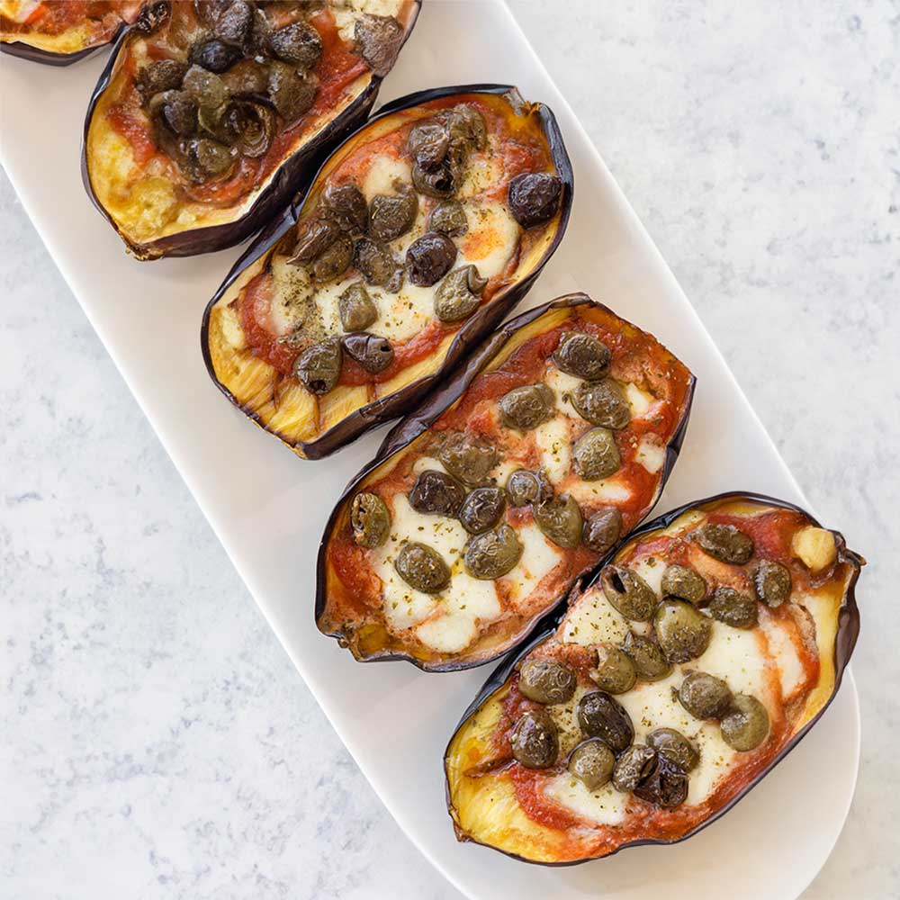 melanzane ripiene in friggitrice ad aria