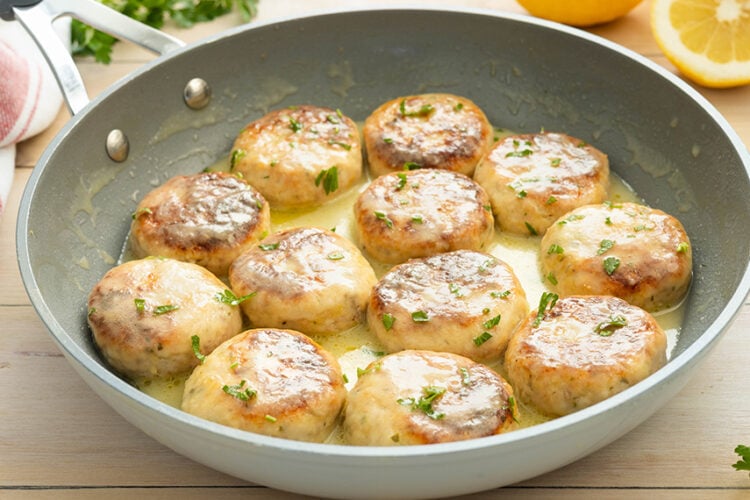 Polpette di pollo al limone