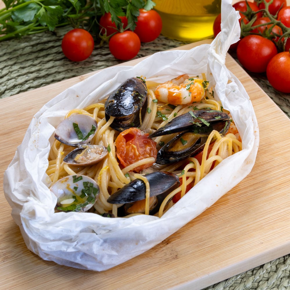 spaghetti al cartoccio