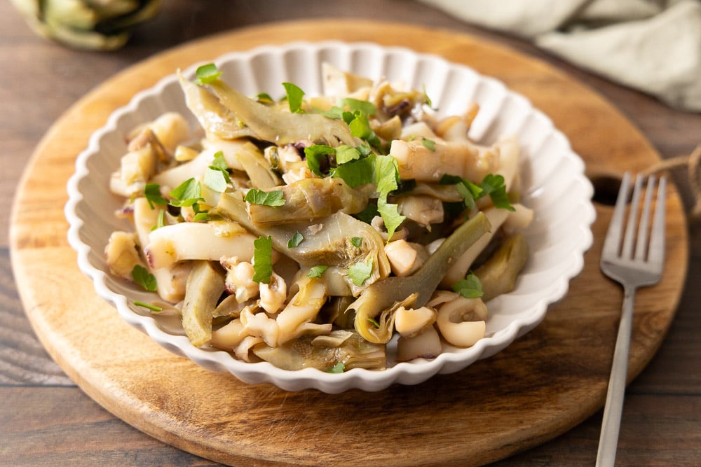 seppie con carciofi