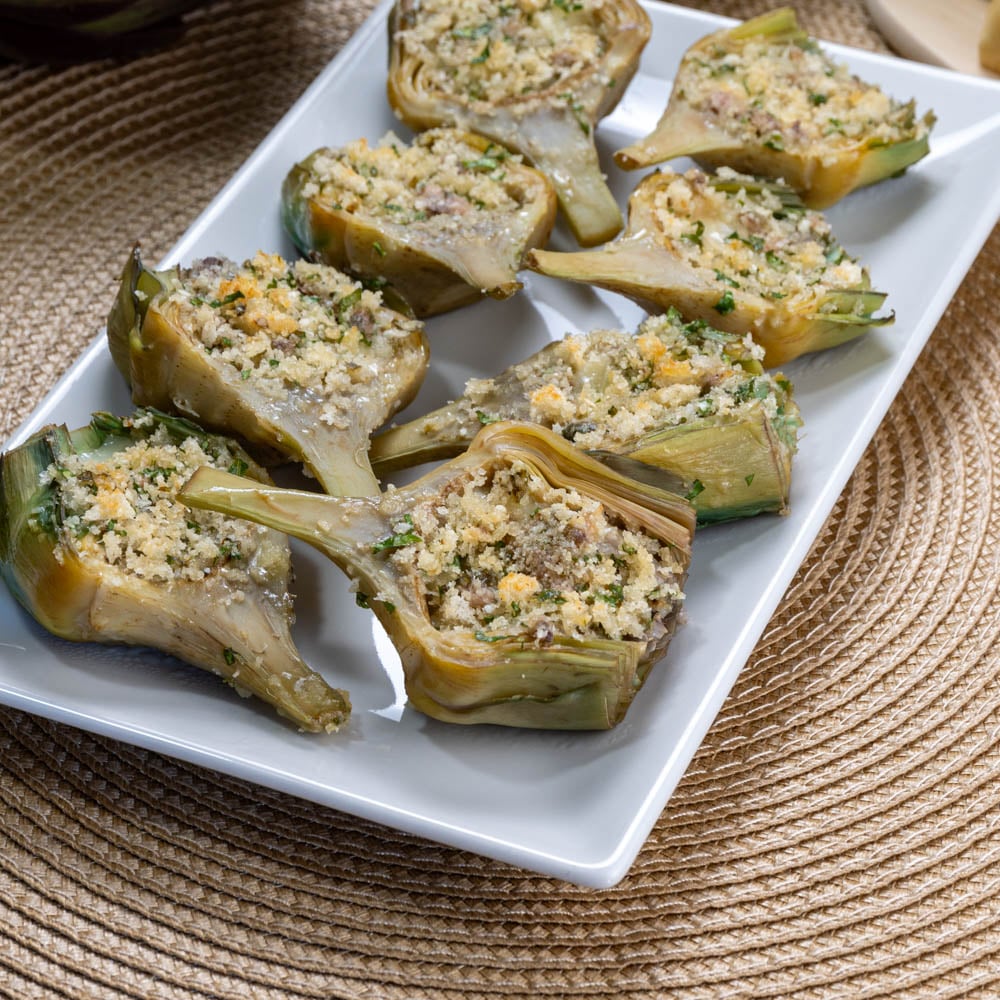 carciofi gratinati al forno