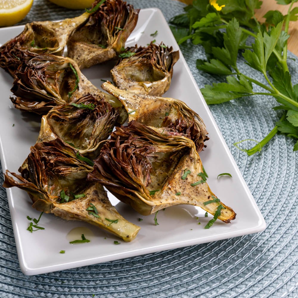 carciofi in friggitrice ad aria