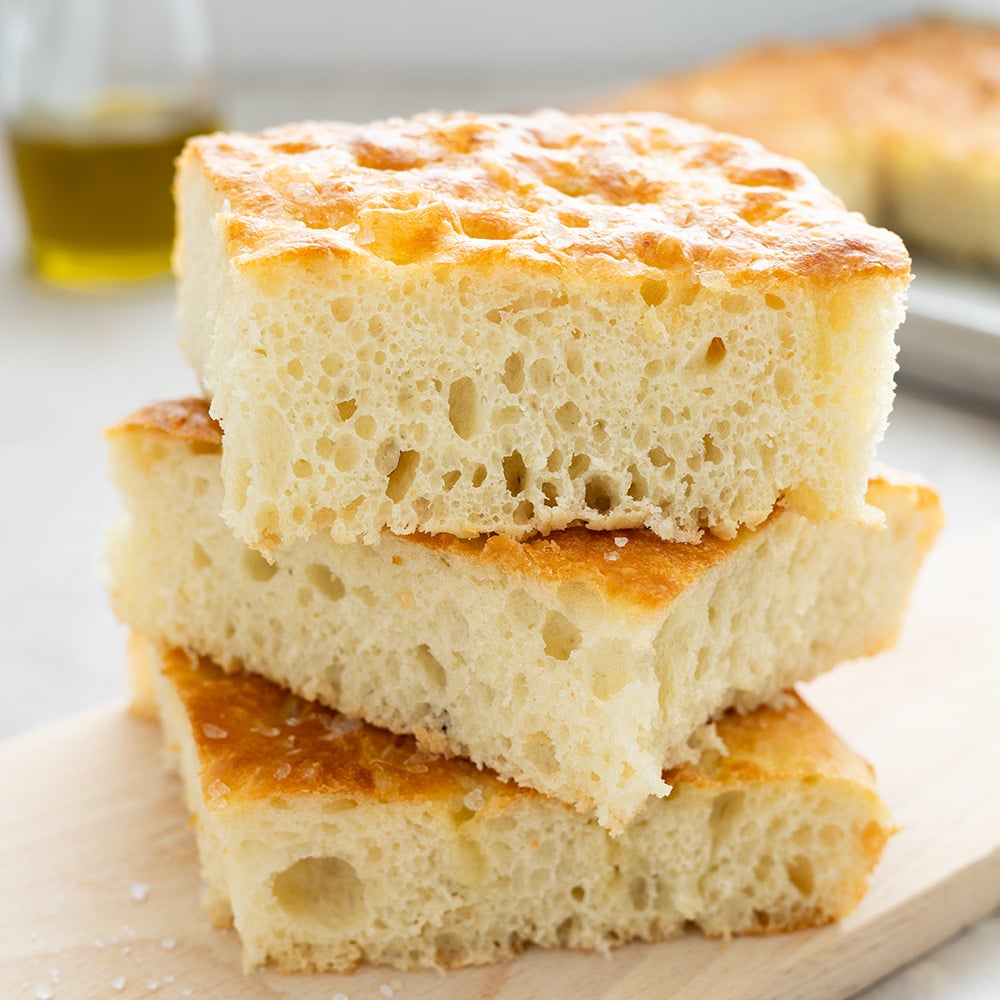 focaccia alta e soffice