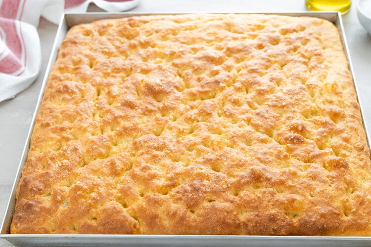 Focaccia alta e soffice