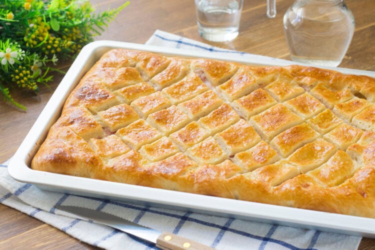 Focaccia trapunta