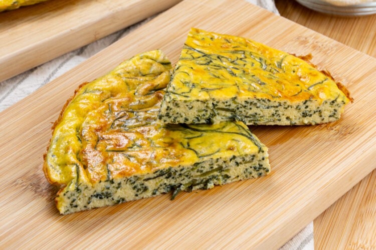 frittata con agretti