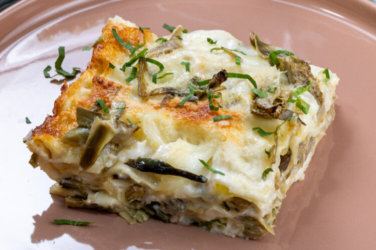 Lasagne ai carciofi