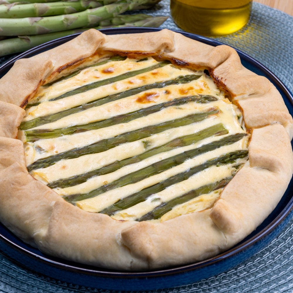 torta salata agli asparagi
